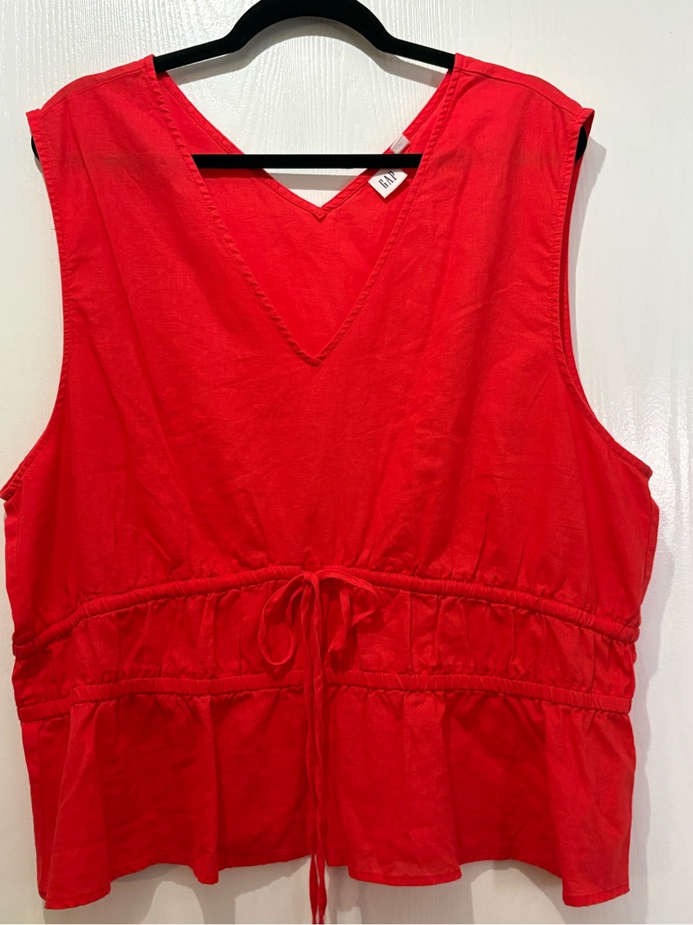 GAP Bright Red Sleeveless Top XXL